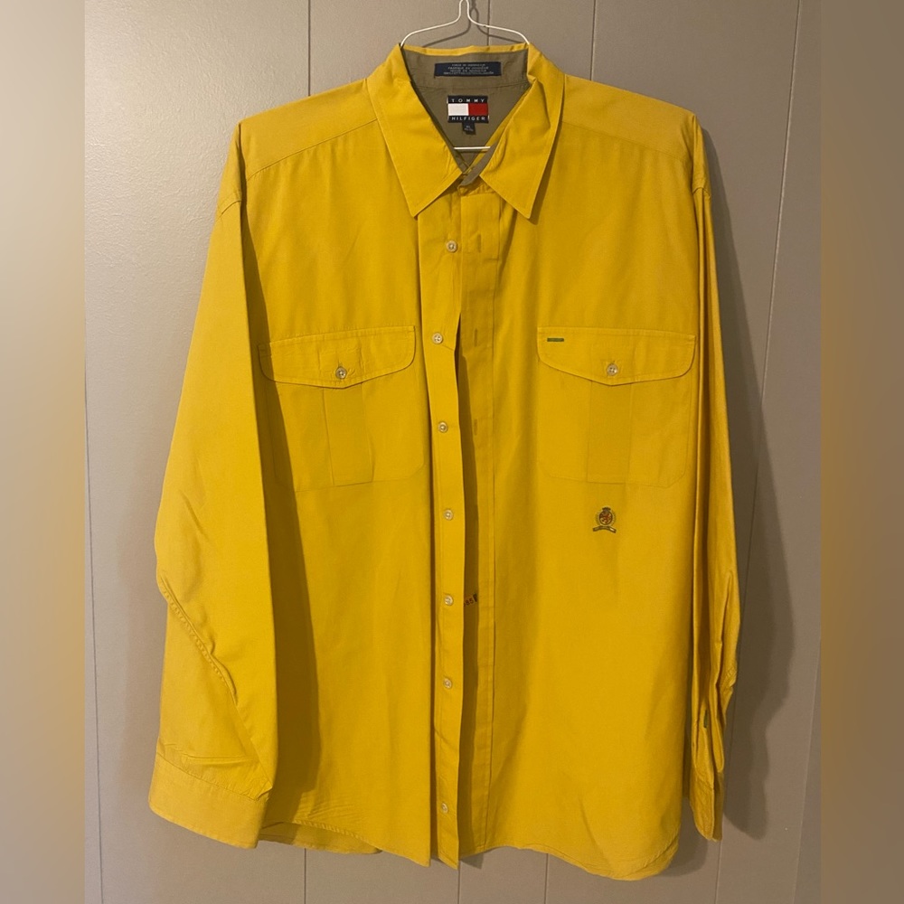 COPY - Tommy Hilfiger Gold Long Sleeve Dress Shirt